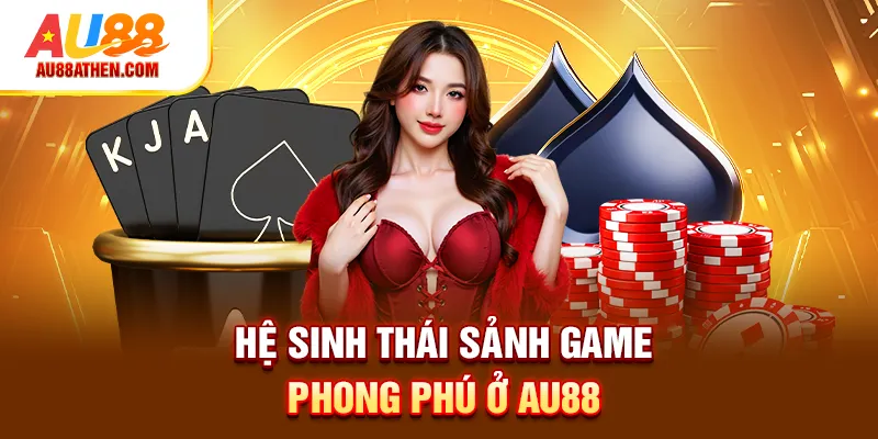 Hệ sinh thái sảnh game phong phú ở AU88